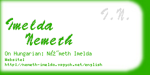 imelda nemeth business card